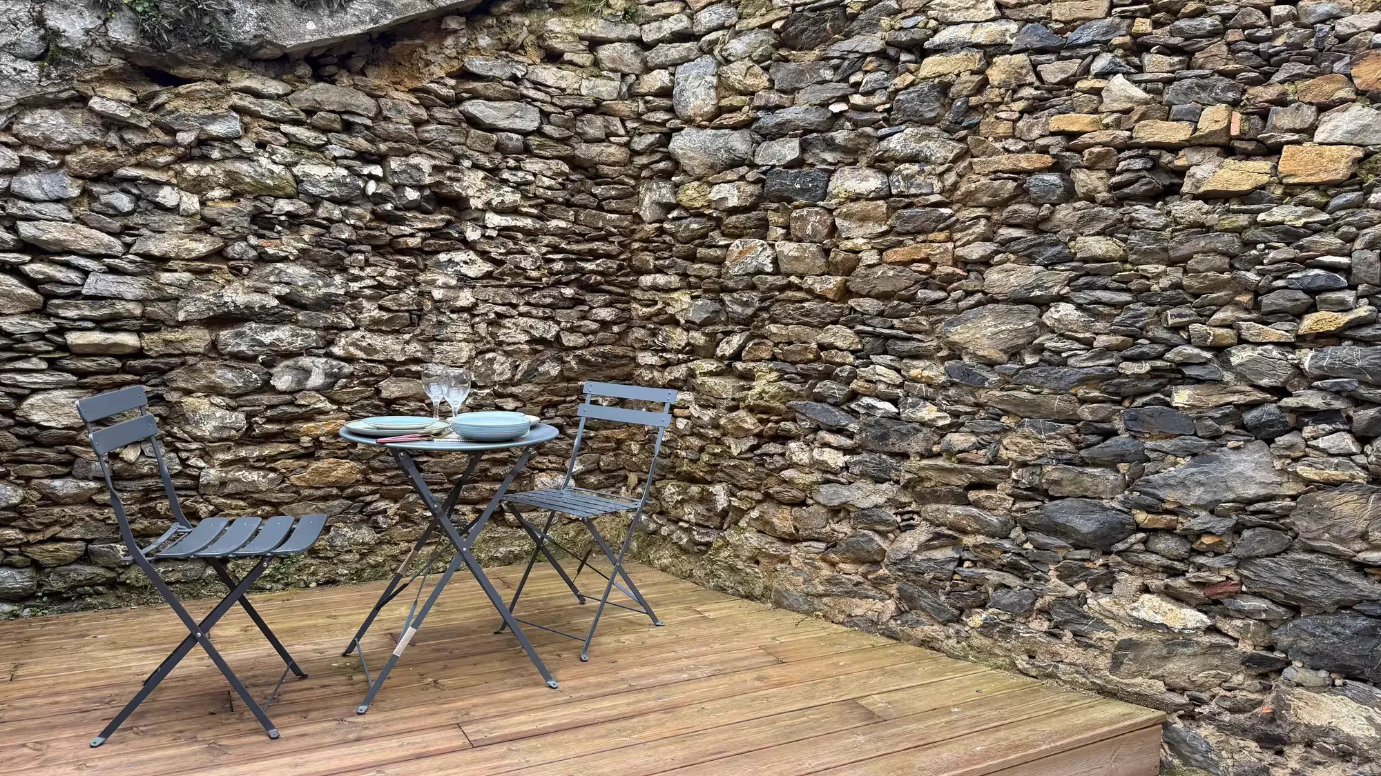 Terrasse privée d'Escapade Sereine, Laval